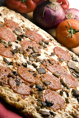 Image showing supreme pizza