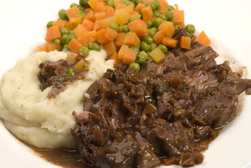 Image showing yankee pot roast with gravy