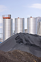 Image showing Gravel silos
