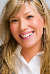 Image showing Beautiful smiling young woman