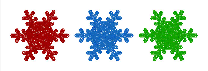 Image showing Snowflake Illustration