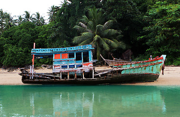 Image showing Old fishing boat