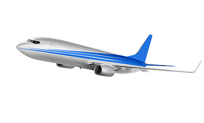 Image showing cargo plane on white background