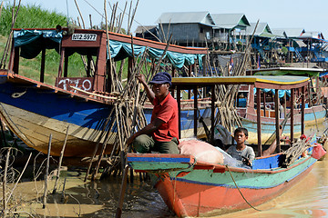 Image showing ASIA CAMBODIA SIEM RIEP TONLE SAP