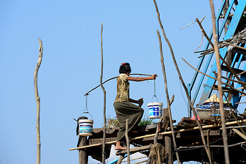 Image showing ASIA CAMBODIA SIEM RIEP TONLE SAP