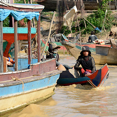 Image showing ASIA CAMBODIA SIEM RIEP TONLE SAP