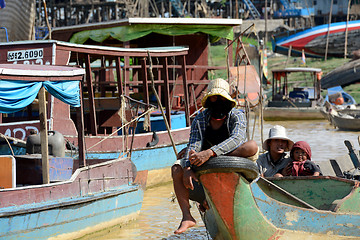 Image showing ASIA CAMBODIA SIEM RIEP TONLE SAP