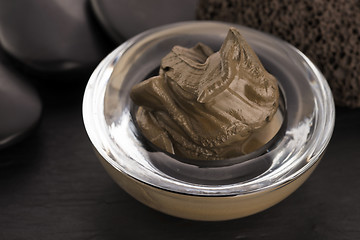 Image showing Dead Sea mud in a bowl