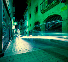 Image showing Tossa de Mar, Catalonia, Spain, 06.18.2013, Carrer Nou street