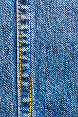 Image showing blue jeans background