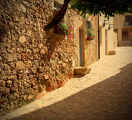 Image showing old Spanish street