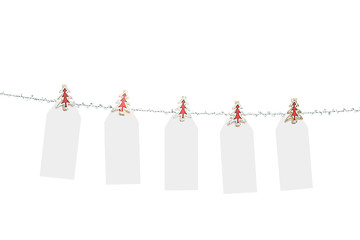 Image showing Blank Christmas Tags