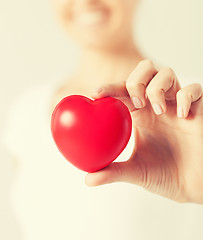 Image showing woman hands with heart