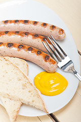 Image showing traditional German wurstel sausages