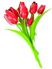 Image showing Tulip flower