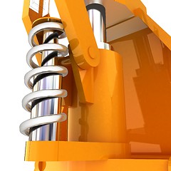 Image showing Abstract engineering assembly