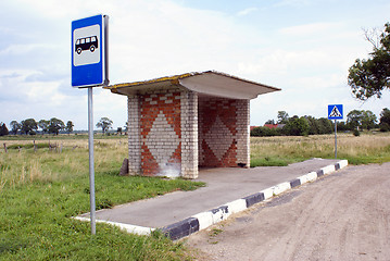 Image showing Bus stop