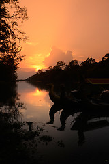 Image showing ASIA CAMBODIA ANGKOR ANGKOR THOM