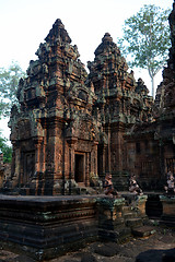 Image showing ASIA CAMBODIA ANGKOR BANTEAY SREI