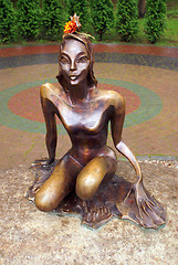 Image showing Bronze girl