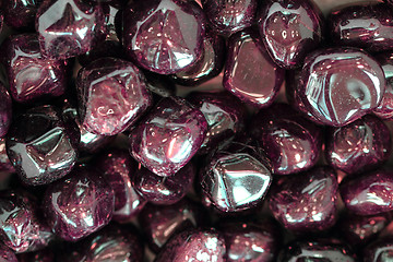 Image showing red garnets gems