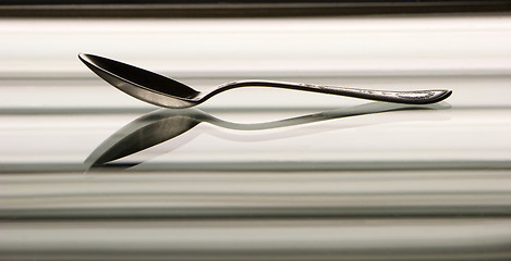 Image showing The silver spoon