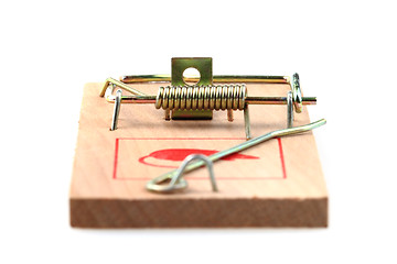 Image showing mouse trap isolated 