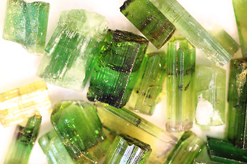 Image showing green gem mineral as nice natural background