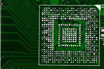 Image showing microprocessor detail