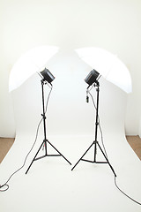 Image showing studio lights