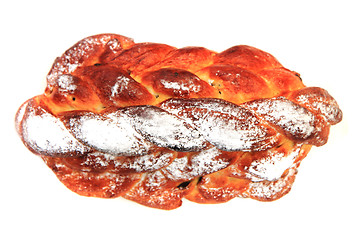 Image showing traditional czech christmas twist bread 