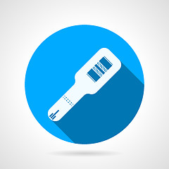 Image showing Round vector icon for positive pregnancy test
