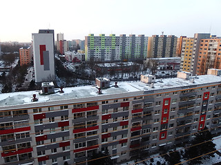 Image showing Apartment buildings