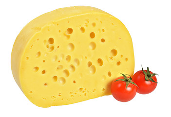 Image showing Cheese with holes