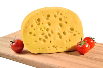 Image showing Cheese with holes