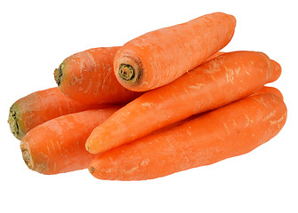 Image showing Raw carrots