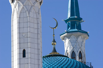 Image showing Qolsharif mosque minaret/ Kazan