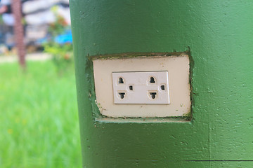 Image showing plug the power electrical