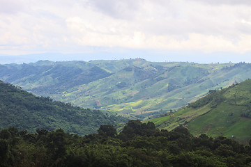 Image showing fields in the mountains