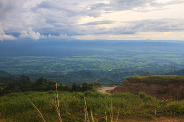 Image showing fields in the mountains