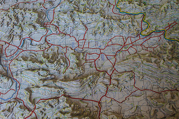 Image showing 3D model map geographic