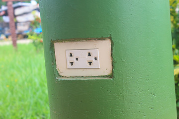 Image showing plug the power electrical