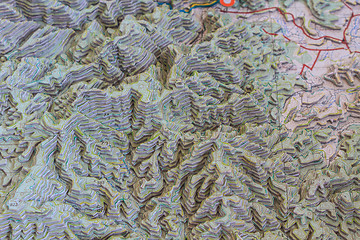 Image showing 3D model map geographic