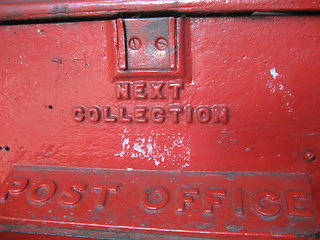 Image showing British post office box