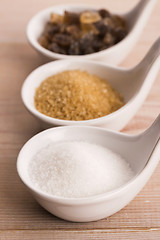 Image showing Difrent kind of sugar