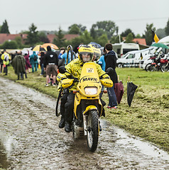 Image showing Mavic Bike on a Muddy Road