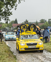 Image showing Mavic Car on a Muddy Road