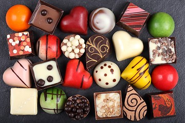Image showing Chocolate candies