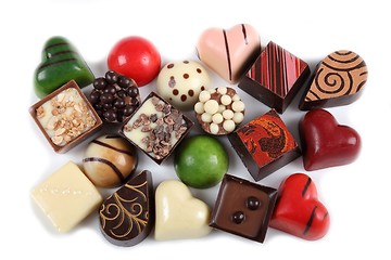 Image showing Chocolate candies