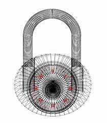 Image showing pad lock 